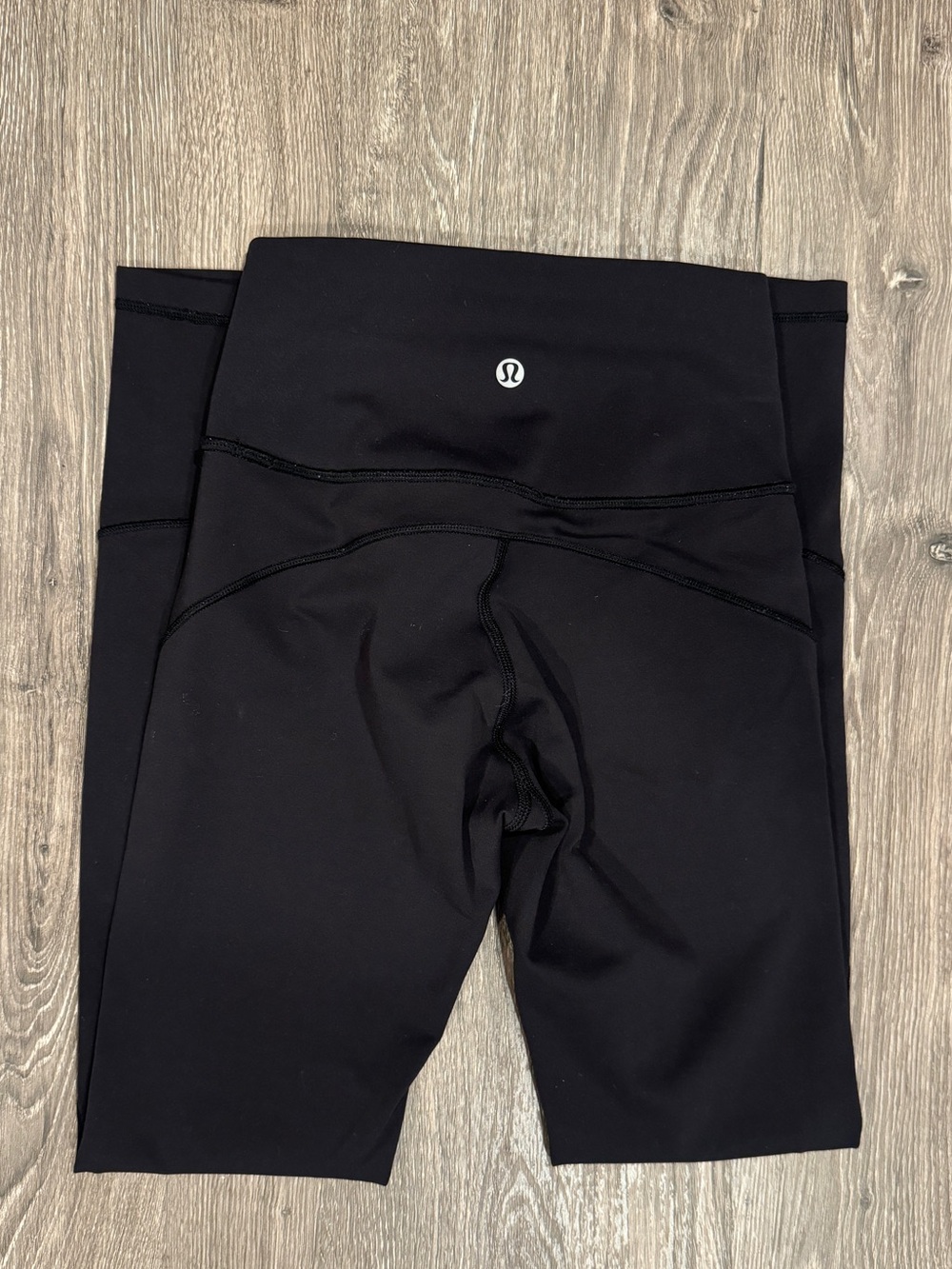 Lululemon Black Leggings In Movement Tight 25" Everlux Size 2